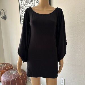 NWOT SKY Brand Open Back Little Black Dress Size M